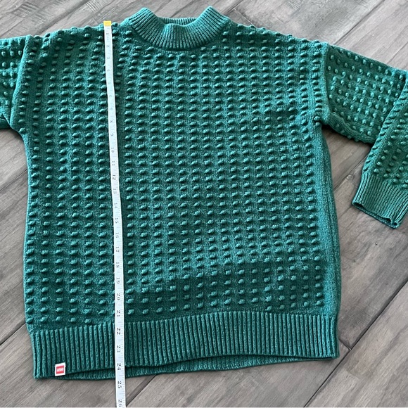 Lego x Target Green Bobble Stitch Chunky Sweater - Size Medium - Picture 9 of 14